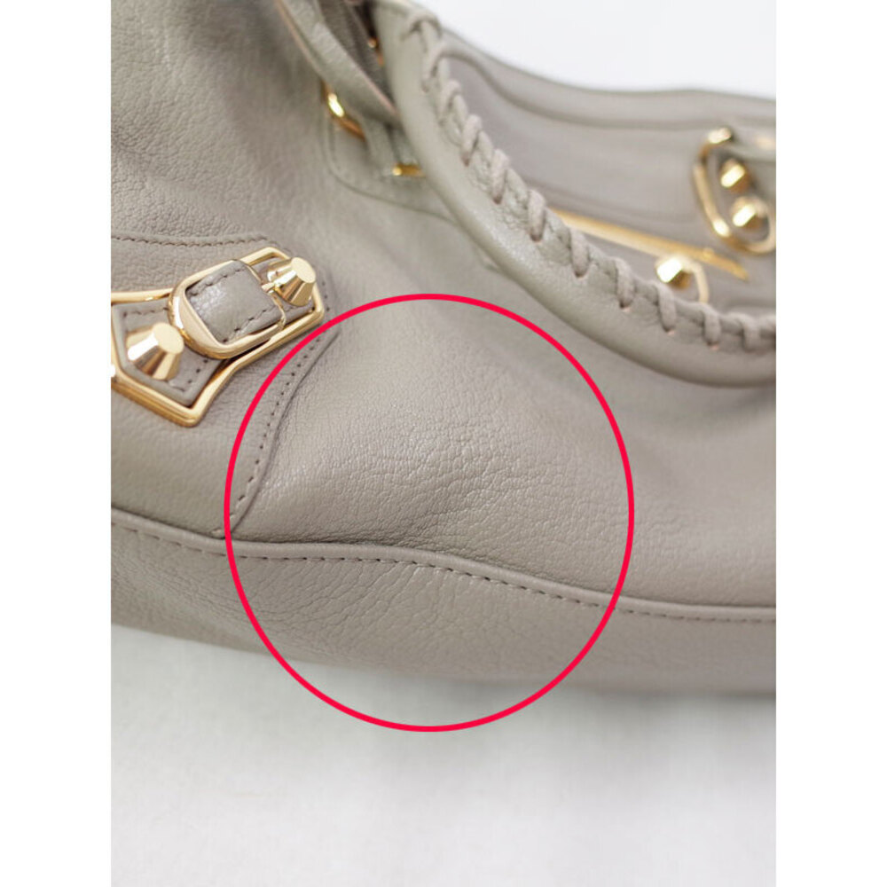 Balenciaga Classic Metallic City Shoulder Bag - Picture 7 of 9